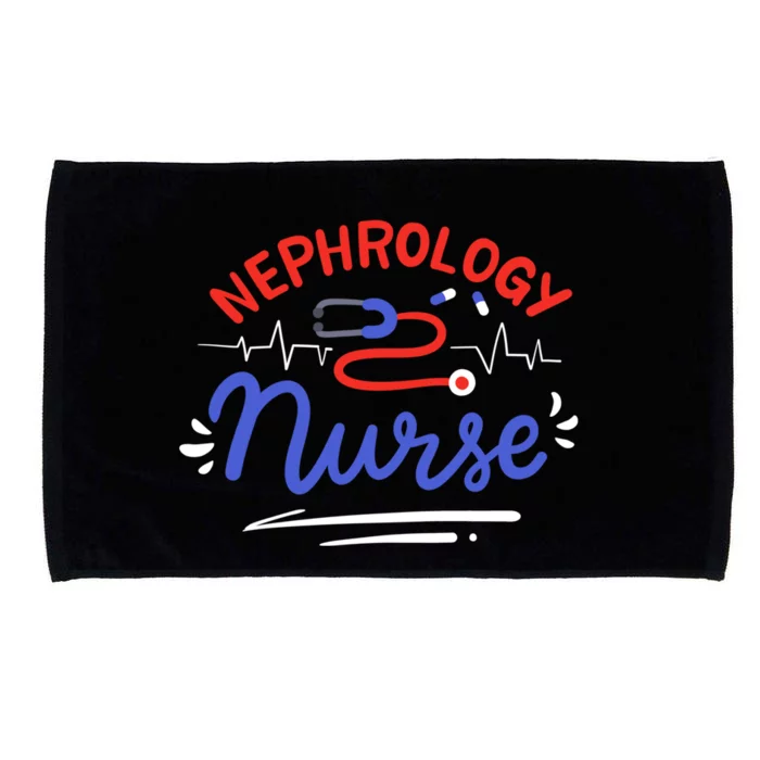 Nephrology Nurse Dialysis Nurse Gift Microfiber Hand Towel