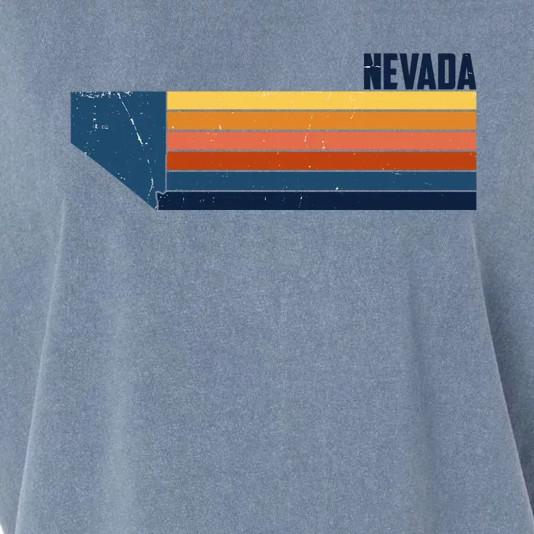 Retro Vintage Nevada Garment-Dyed Women's Muscle Tee