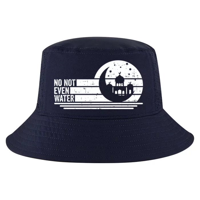 No Not Even Water Fasting Muslim Ramadan Gift Cool Comfort Performance Bucket Hat