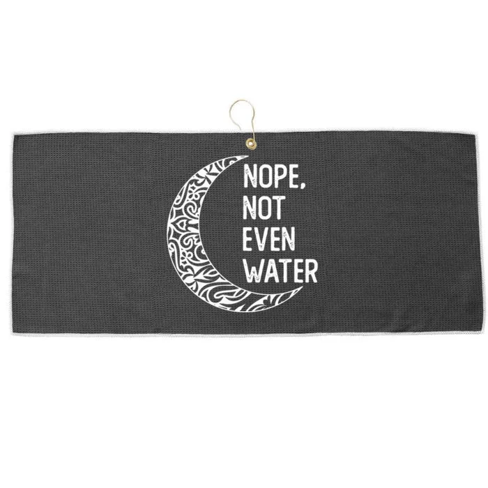 Nope Not Even Water Ramadan Fasting Muslim Large Microfiber Waffle Golf Towel