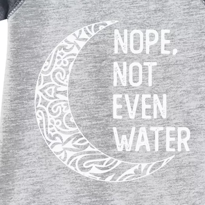 Nope Not Even Water Ramadan Fasting Muslim Infant Baby Jersey Bodysuit