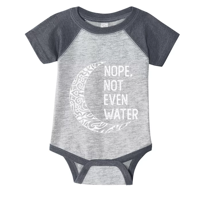 Nope Not Even Water Ramadan Fasting Muslim Infant Baby Jersey Bodysuit