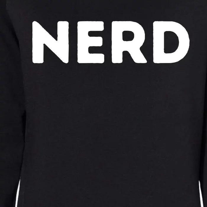 Nerd Womens California Wash Sweatshirt