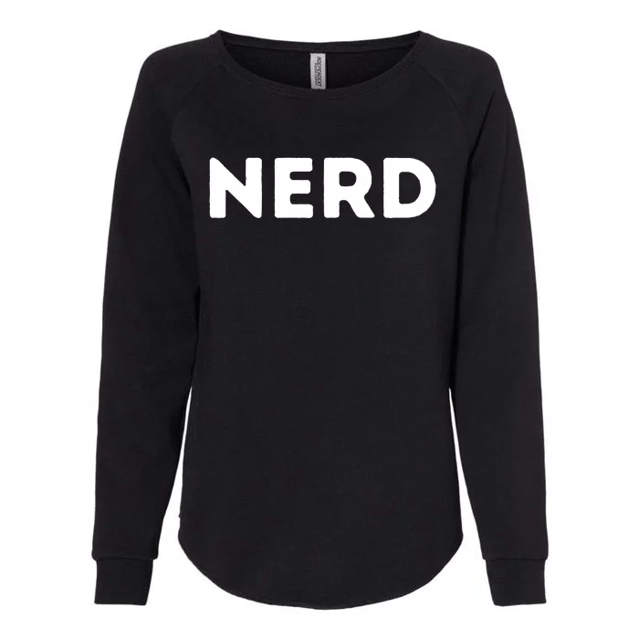 Nerd Womens California Wash Sweatshirt