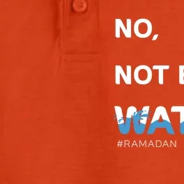 No Not Even Water Cool Islamic Fasting Outfit Ramadan Gift Dry Zone Grid Performance Polo