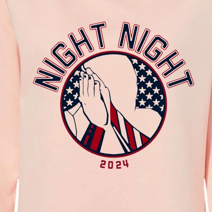 Night Night France Usa 2024 Womens California Wash Sweatshirt