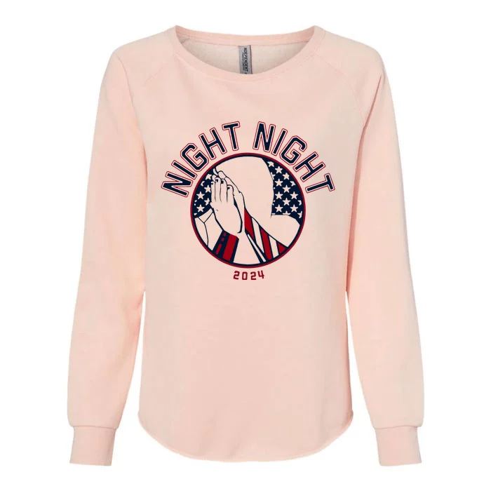 Night Night France Usa 2024 Womens California Wash Sweatshirt