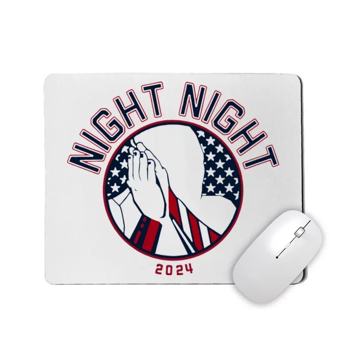 Night Night France Usa 2024 Mousepad