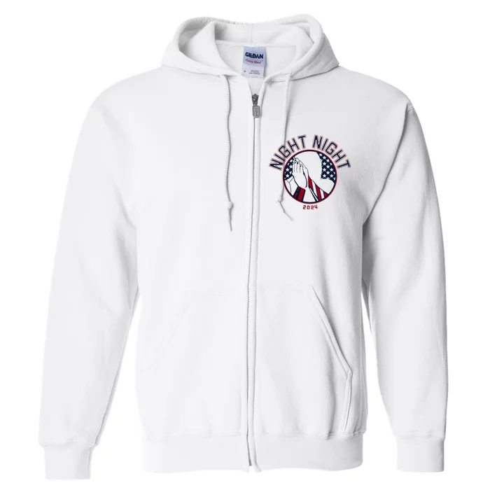 Night Night France Usa 2024 Full Zip Hoodie