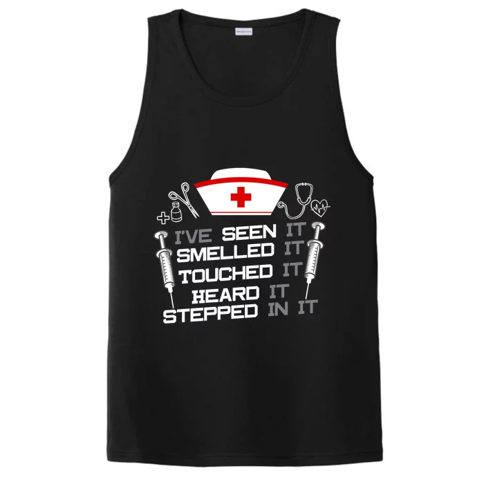 Nurse Nursing Fun Joke Gift Design Idea For Nurses Gift Performance Tank