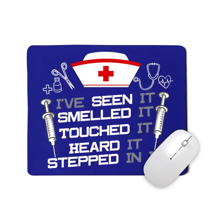 Nurse Nursing Fun Joke Gift Design Idea For Nurses Gift Mousepad