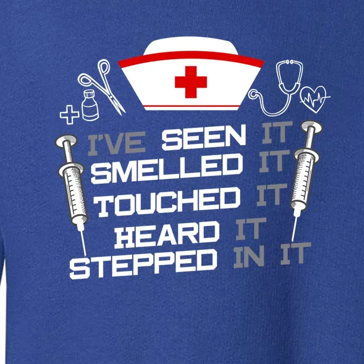 Nurse Nursing Fun Joke Gift Design Idea For Nurses Gift Toddler Sweatshirt