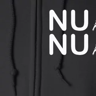 Nuit Nuit Funny Goodnight In French Premium Full Zip Hoodie