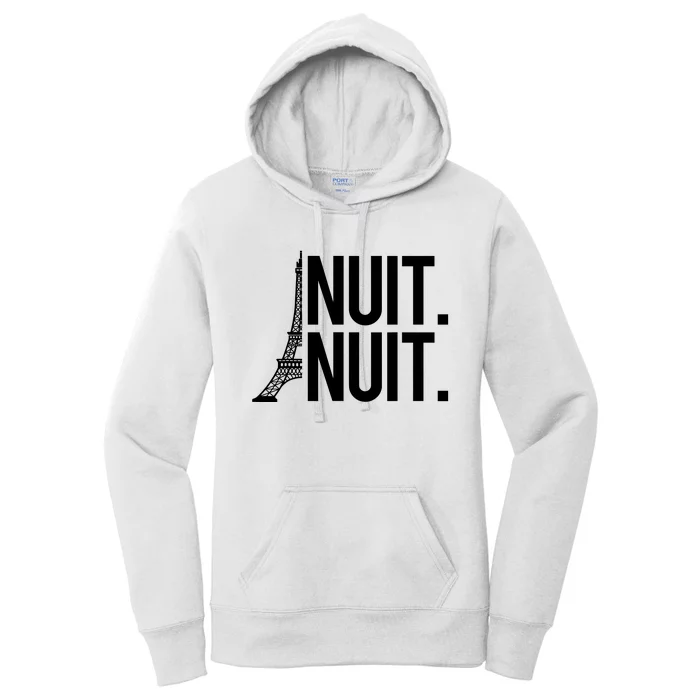 Nuit Nuit Funny Basketball Women's Pullover Hoodie