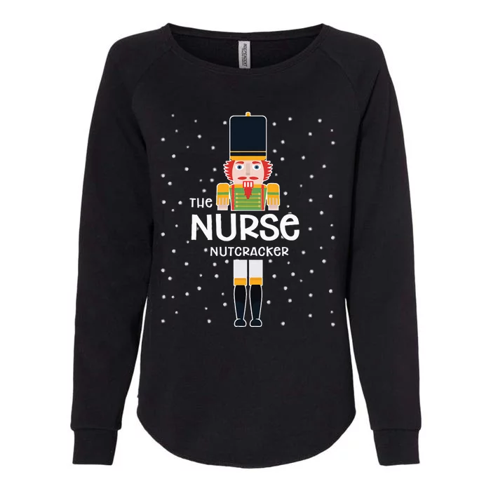 Nurse Nutcracker Family Matching Funny Pajama Womens California Wash Sweatshirt