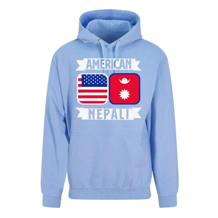 Nepal Nepali Flag Unisex Surf Hoodie