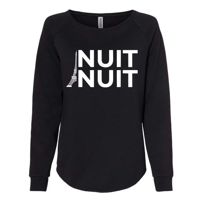 Nuit Nuit Funny Basketball Womens California Wash Sweatshirt