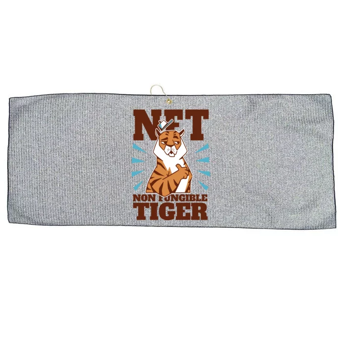 NFT Non Fungible Tiger Funny Crypto Large Microfiber Waffle Golf Towel