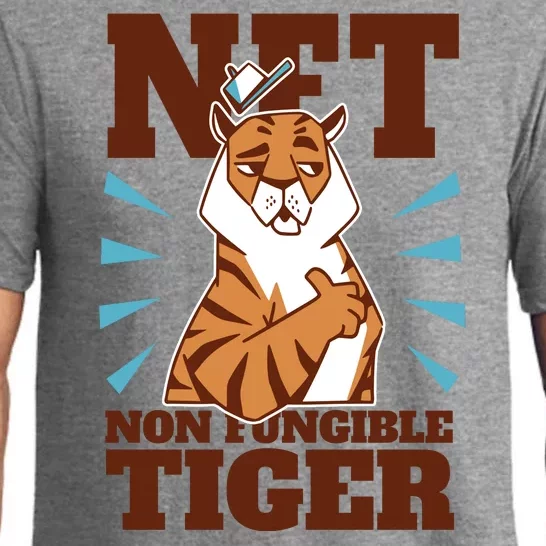 NFT Non Fungible Tiger Funny Crypto Pajama Set