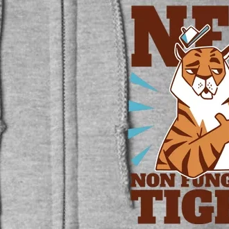 NFT Non Fungible Tiger Funny Crypto Full Zip Hoodie