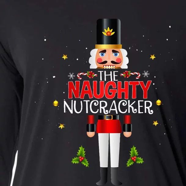 Naughty Nutcracker Group Matching Family Christmas Cooling Performance Long Sleeve Crew