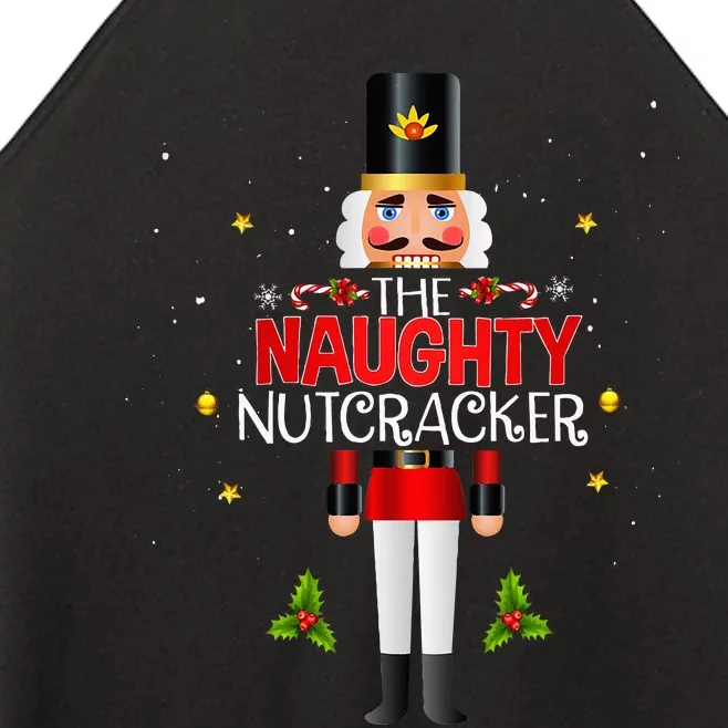 Naughty Nutcracker Group Matching Family Christmas Women’s Perfect Tri Rocker Tank