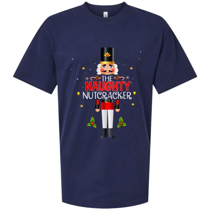 Naughty Nutcracker Group Matching Family Christmas Sueded Cloud Jersey T-Shirt