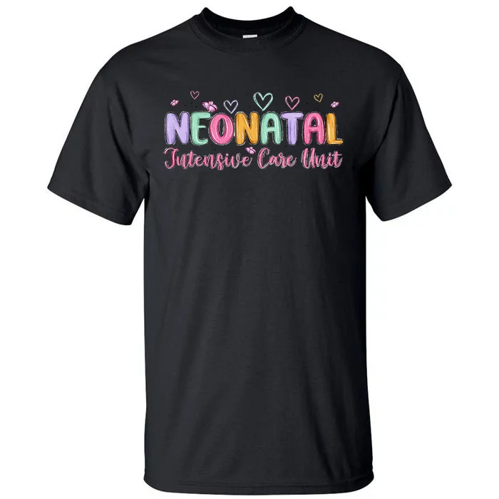 Nicu Nurse Groovy Nursing Neonatal Intensive Care Unit Tall T-Shirt