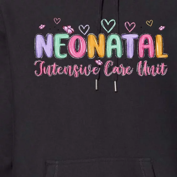 Nicu Nurse Groovy Nursing Neonatal Intensive Care Unit Premium Hoodie