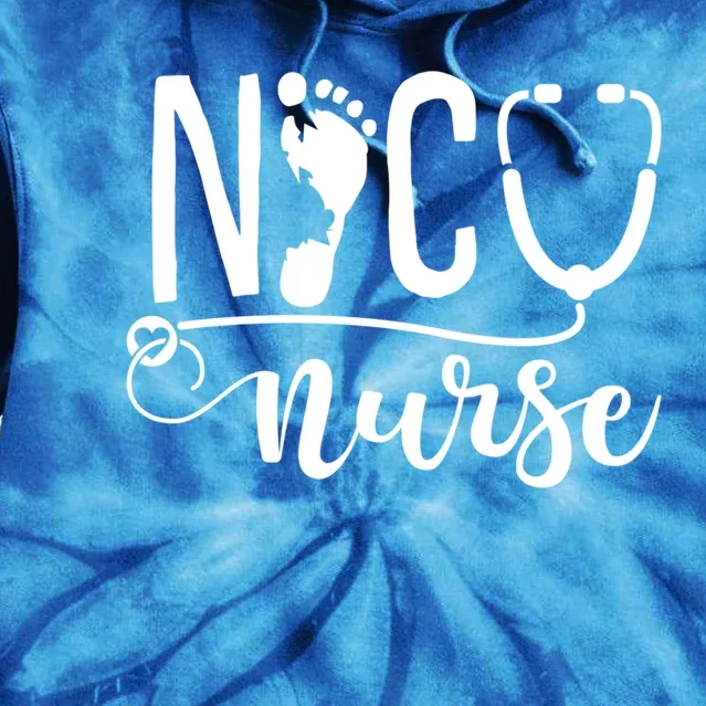 Nicu Nurse Gift Tie Dye Hoodie