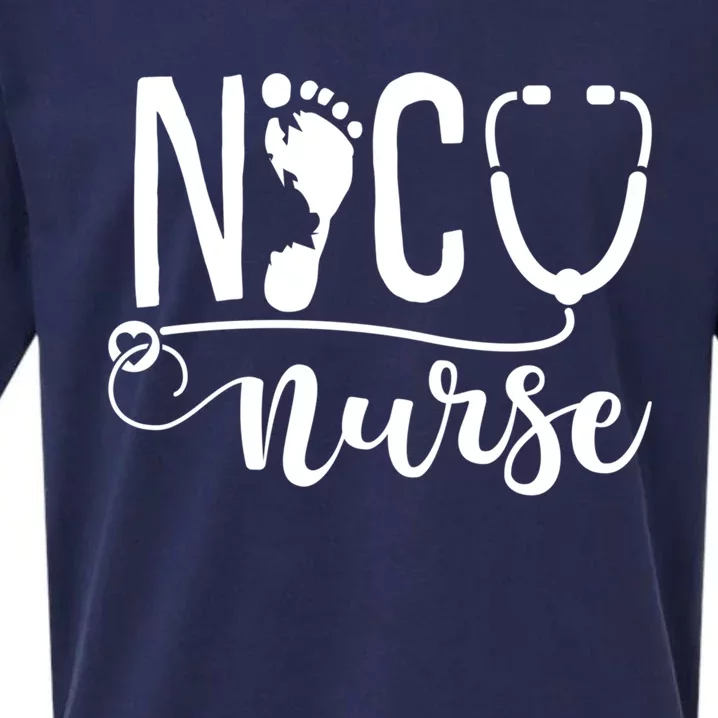 Nicu Nurse Gift Sueded Cloud Jersey T-Shirt