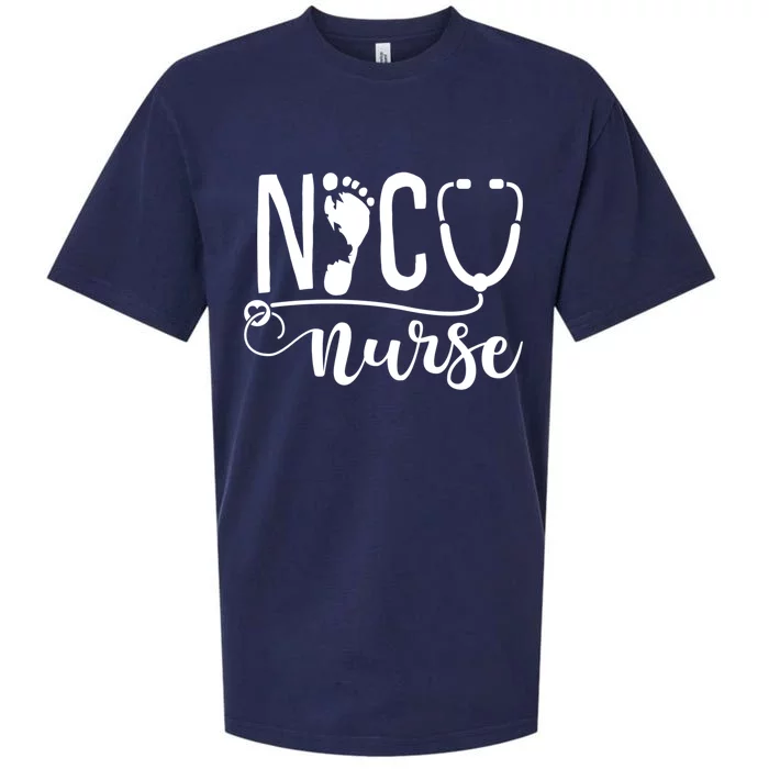 Nicu Nurse Gift Sueded Cloud Jersey T-Shirt