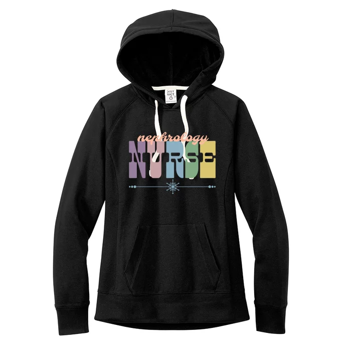 Nephrology Nurse Gift Nursing Squad Appreciation Ney Gift Women's Fleece Hoodie