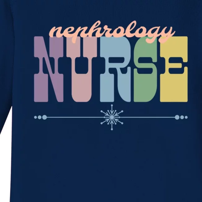 Nephrology Nurse Gift Nursing Squad Appreciation Ney Gift Baby Long Sleeve Bodysuit