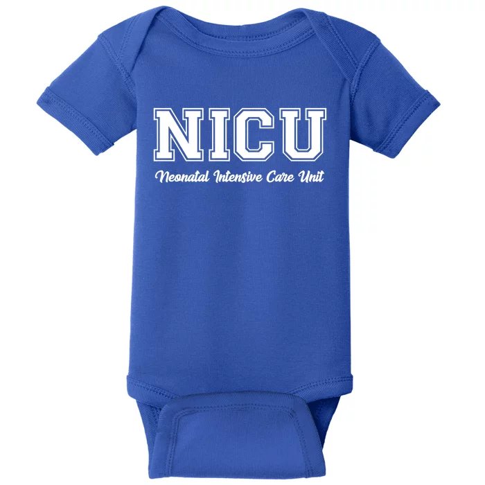 Nicu Nurse Gift Funny Gift Baby Bodysuit