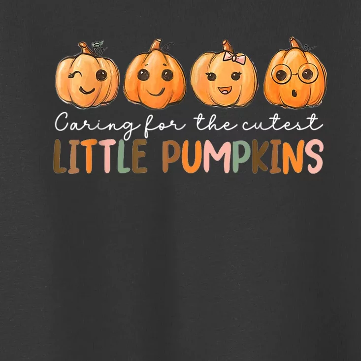 Nicu Nurse Halloween Cutest Pumpkins Mother Baby Nurse Fall Toddler T-Shirt