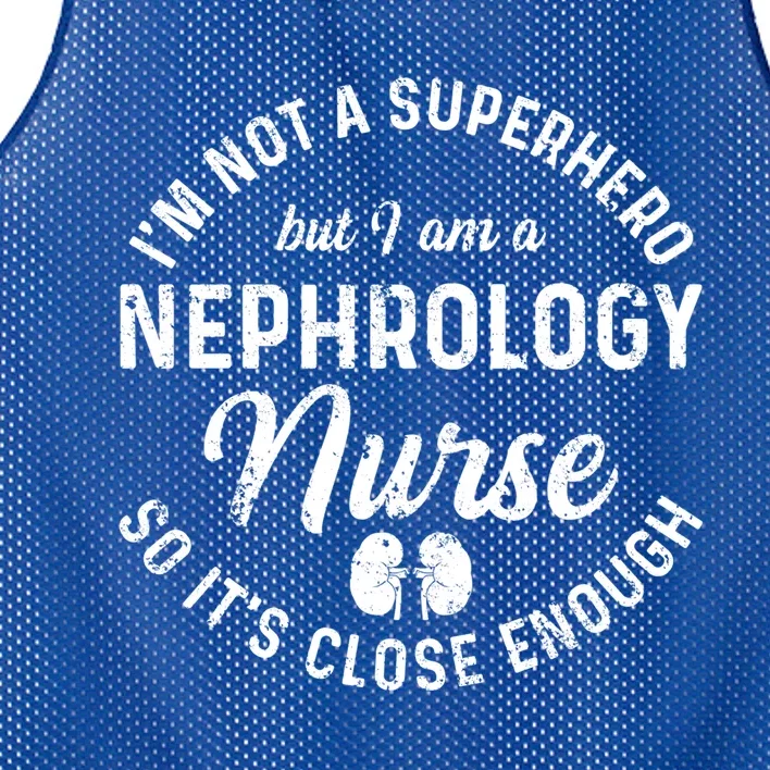 Nephrology Nurse Hero Dialysis Nursing Rn Meaningful Gift Mesh Reversible Basketball Jersey Tank