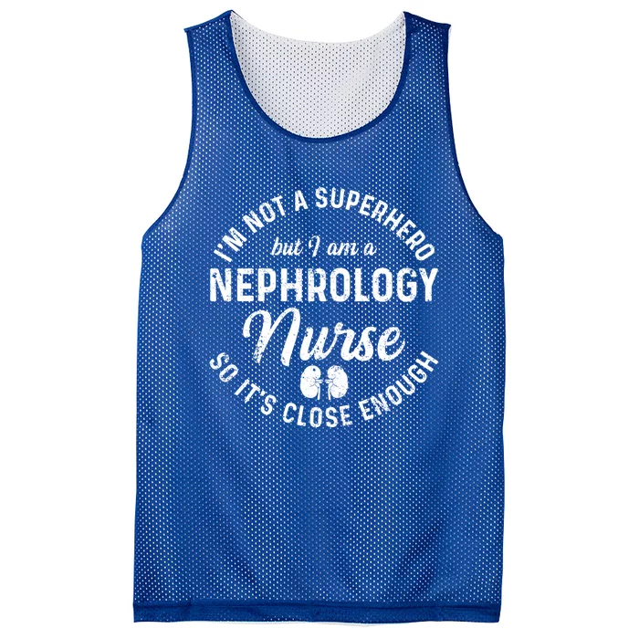 Nephrology Nurse Hero Dialysis Nursing Rn Meaningful Gift Mesh Reversible Basketball Jersey Tank