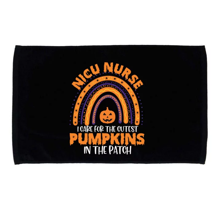 Nicu Nurse Halloween Rainbow Cutest Pumpkins In The Patch Cool Gift Microfiber Hand Towel