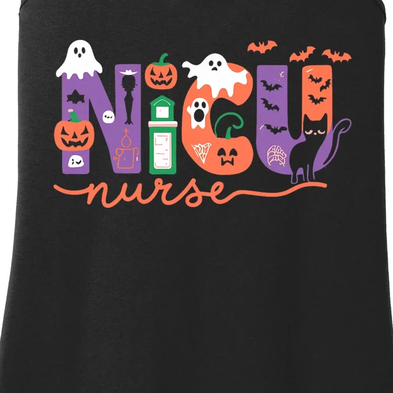 Nicu Nurse Halloween Neonatal Intensive Care Unit Halloween Ladies Essential Tank