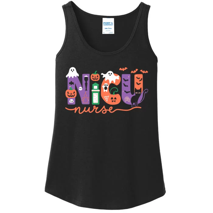 Nicu Nurse Halloween Neonatal Intensive Care Unit Halloween Ladies Essential Tank