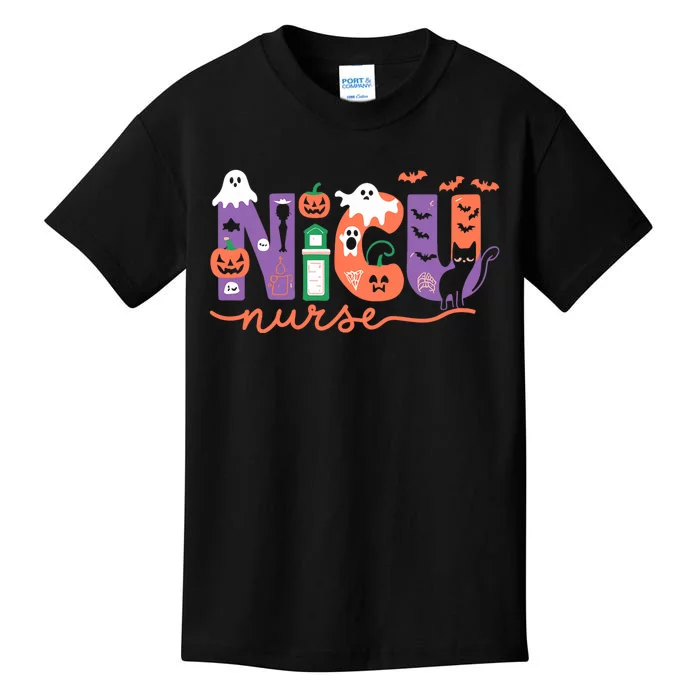 Nicu Nurse Halloween Neonatal Intensive Care Unit Halloween Kids T-Shirt