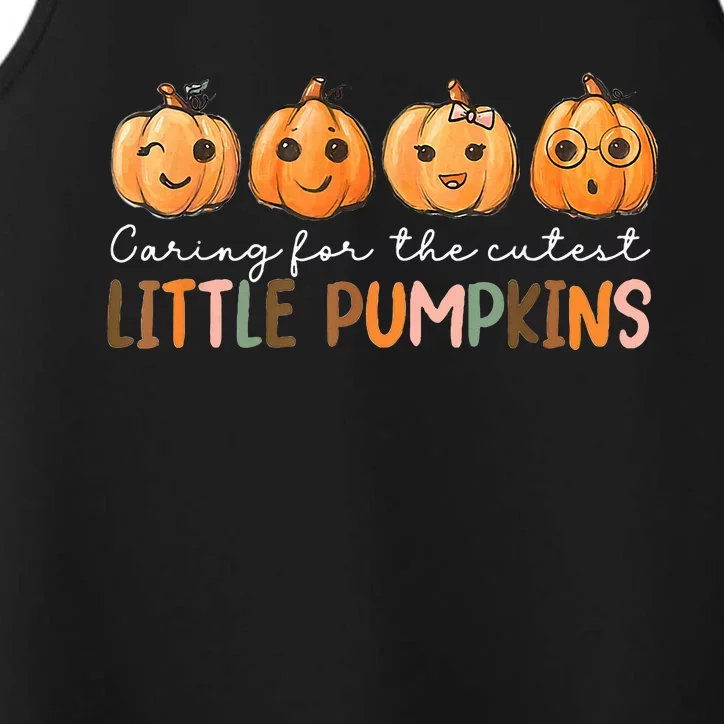 Nicu Nurse Halloween Cutest Pumpkins Mother Baby Nurse Fall Performance Tank