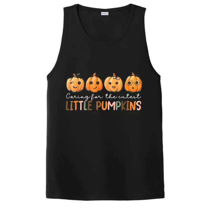 Nicu Nurse Halloween Cutest Pumpkins Mother Baby Nurse Fall Performance Tank