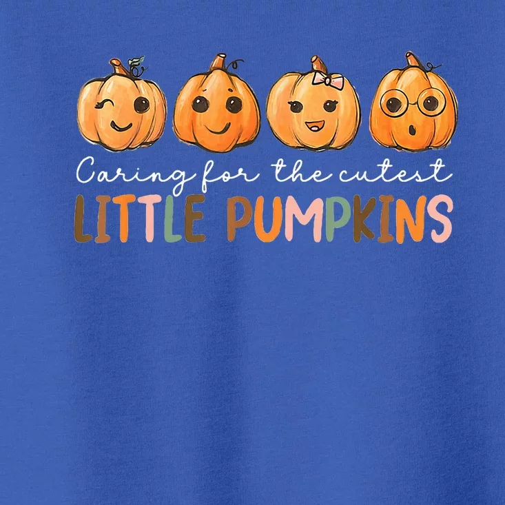 Nicu Nurse Halloween Cutest Pumpkins Mother Baby Nurse Fall Toddler T-Shirt