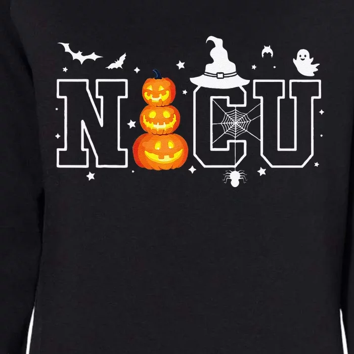 NICU Nurse Halloween Hospital Party Funny Nursing Students Womens California Wash Sweatshirt