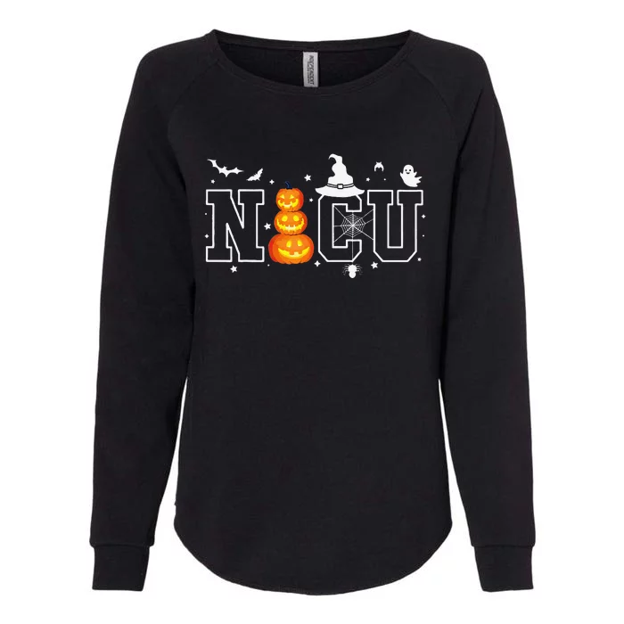 NICU Nurse Halloween Hospital Party Funny Nursing Students Womens California Wash Sweatshirt