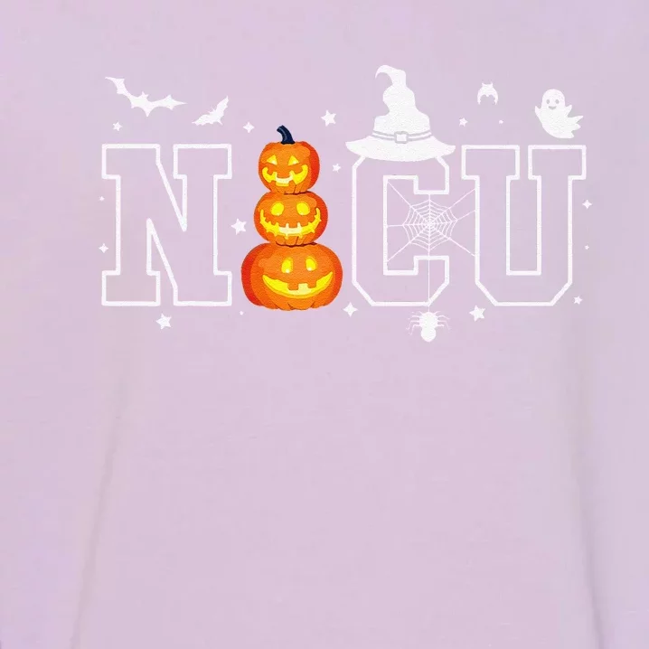 NICU Nurse Halloween Hospital Party Funny Nursing Students Garment-Dyed Sweatshirt