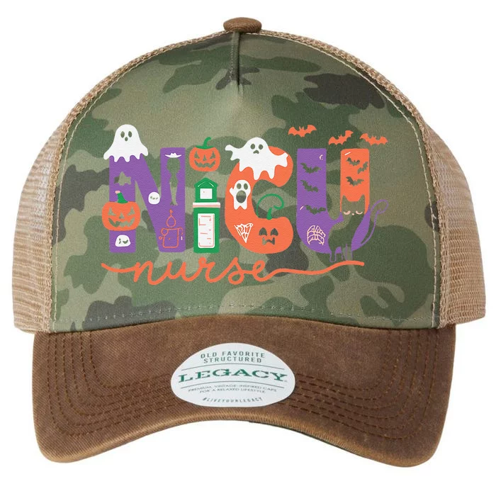 Nicu Nurse Halloween Neonatal Intensive Care Unit Halloween Legacy Tie Dye Trucker Hat