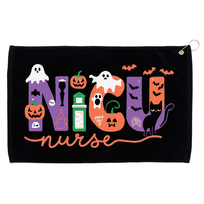 Nicu Nurse Halloween Neonatal Intensive Care Unit Halloween Grommeted Golf Towel